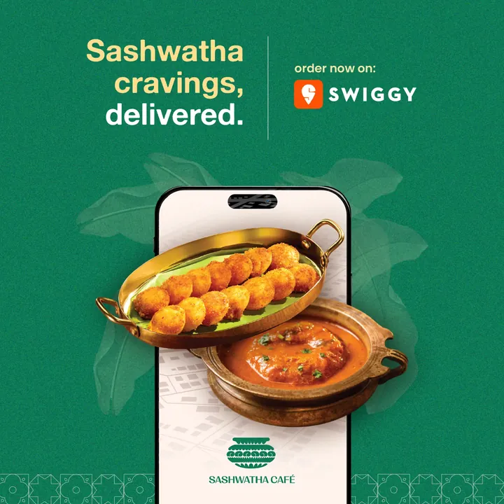 Sashwatha Café Swiggy delivery post